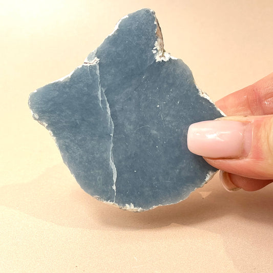 Angelite Geode Half