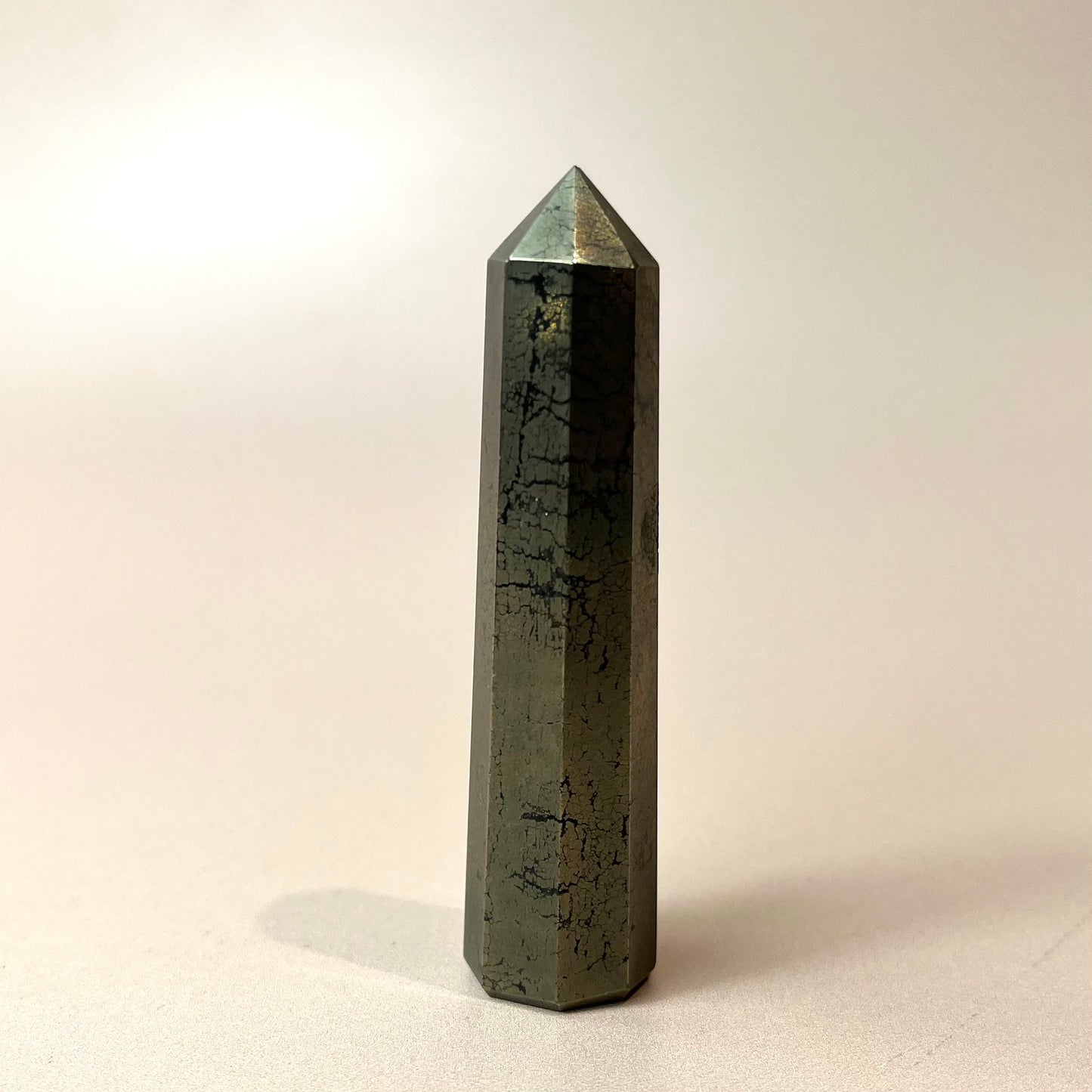 Pyrite Polished Point