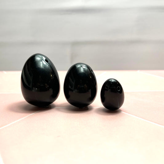 Obsidian Yoni Egg Set