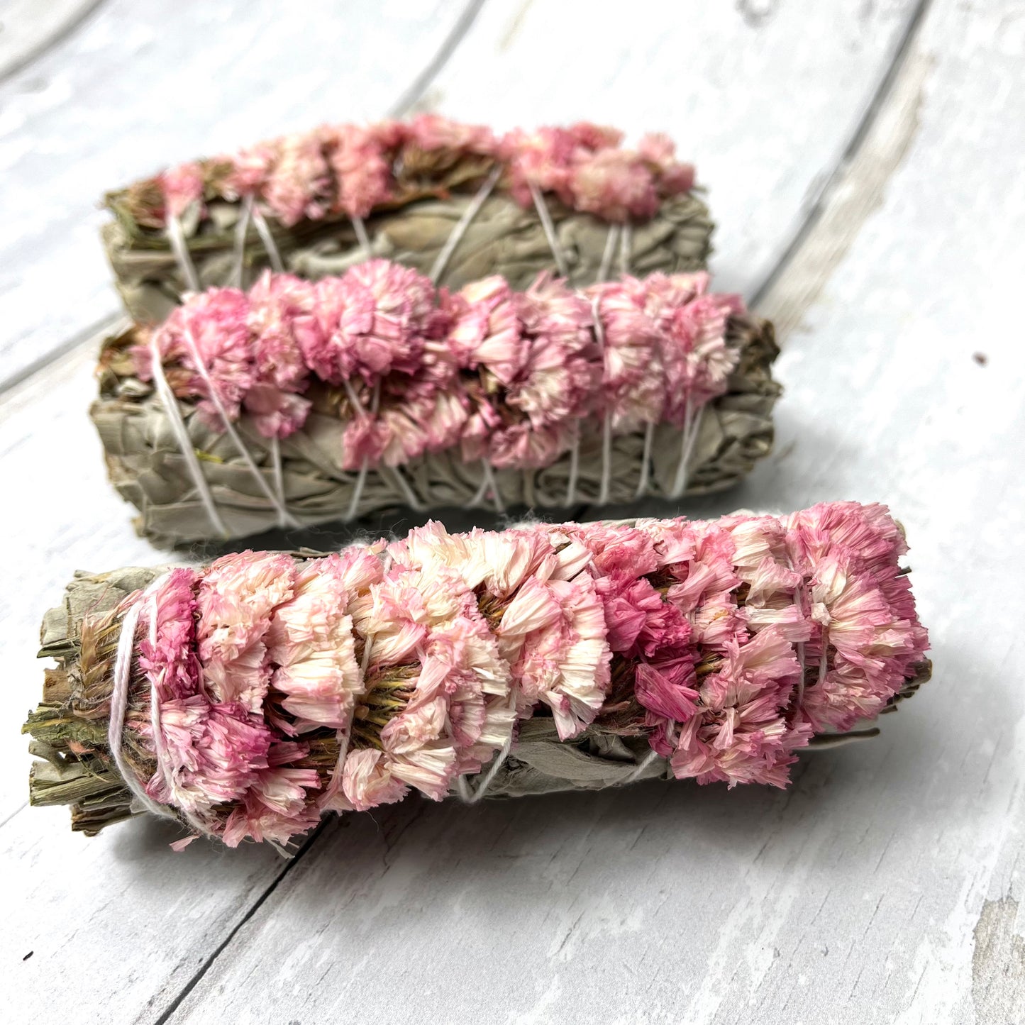 White Sage and Pink Sinuata