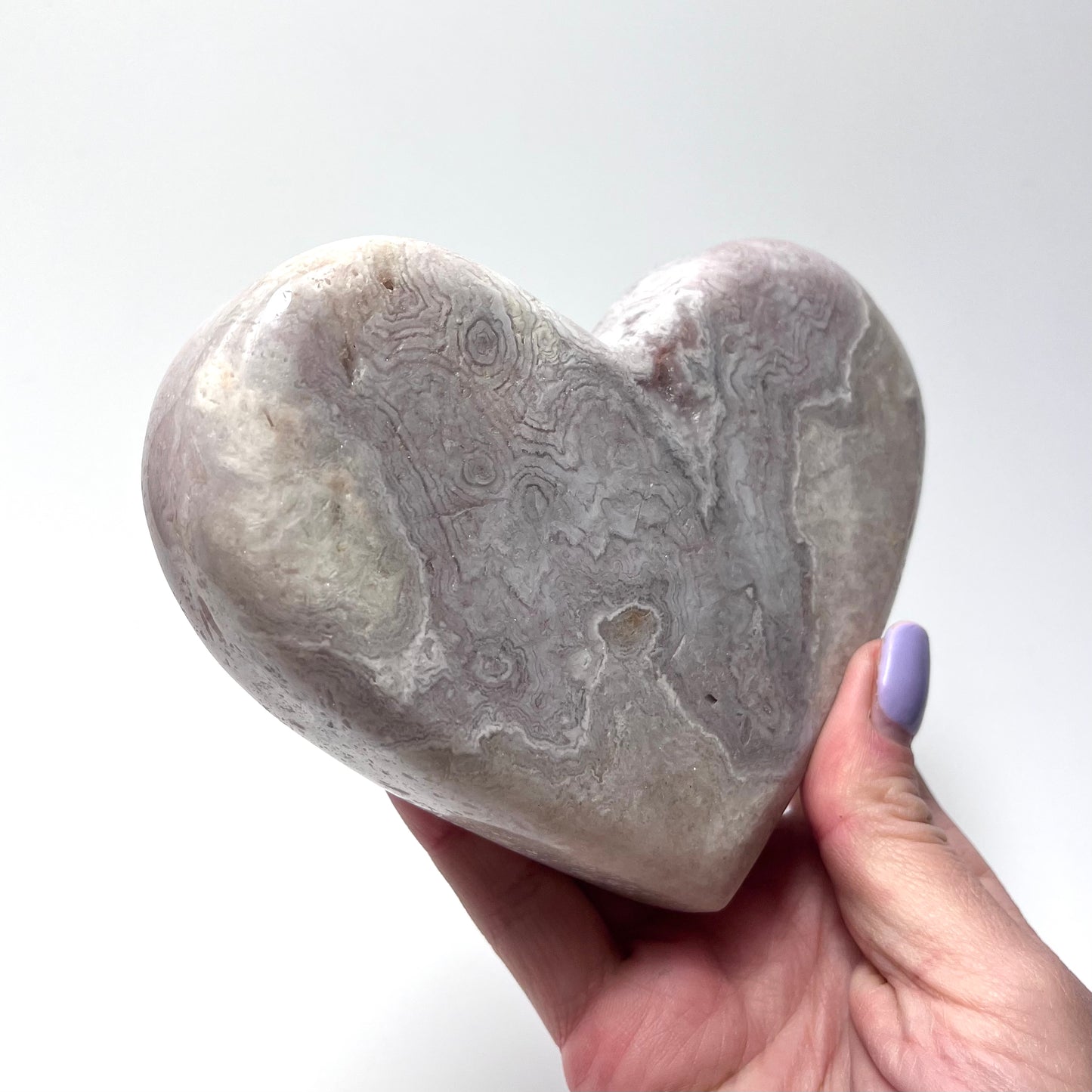 Pink Amethyst Heart