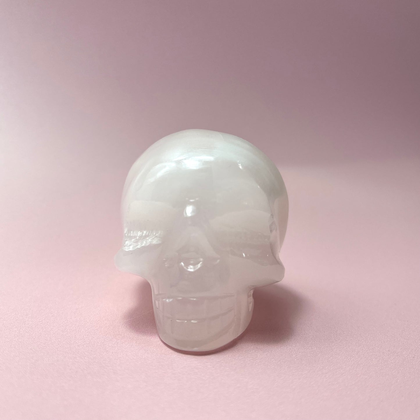 Pink Himalayan Calcite Skull