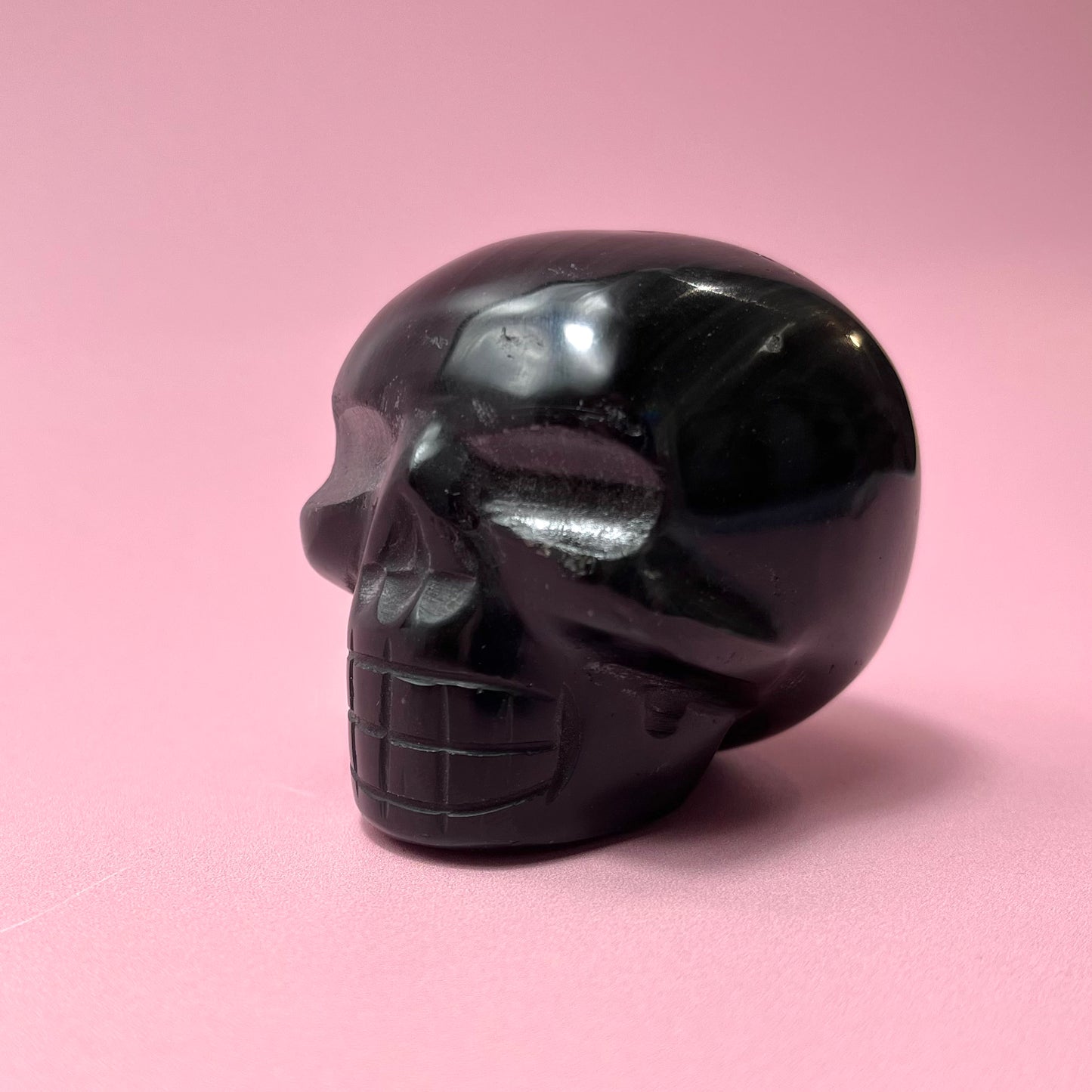 Rainbow Obsidian Skull