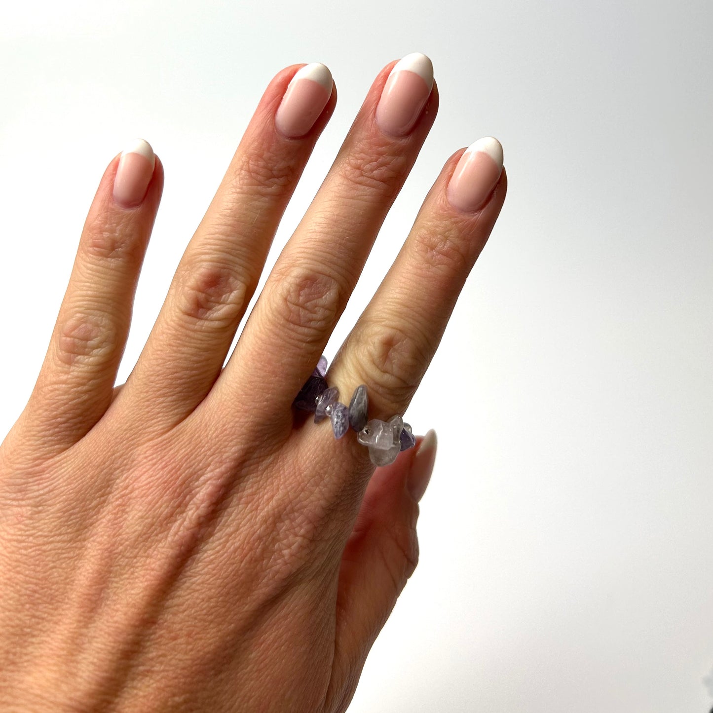 Amethyst Chip Ring
