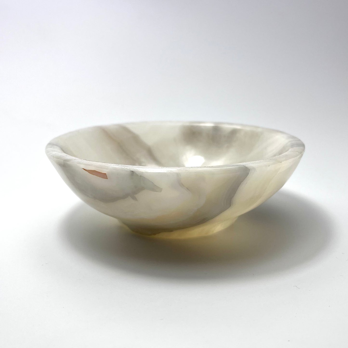 Grey Aragonite Bowl