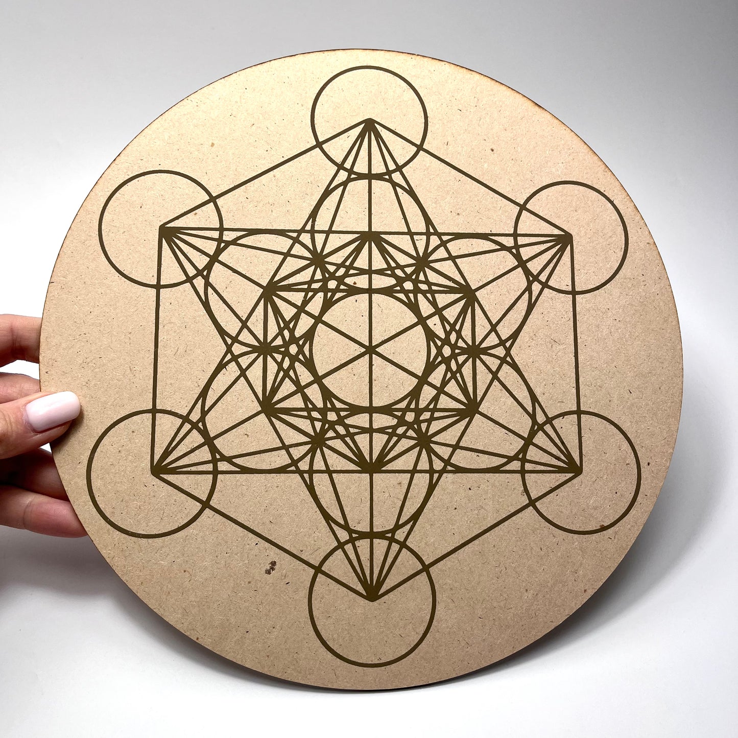 Wooden Metatron Grid Board