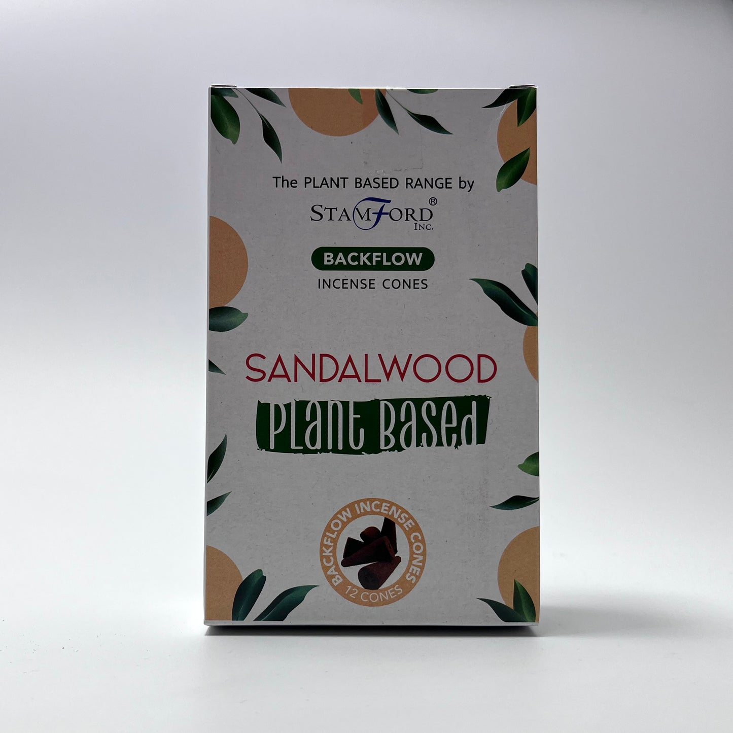 Plant Based Backflow Incense Cones -Sandalwood