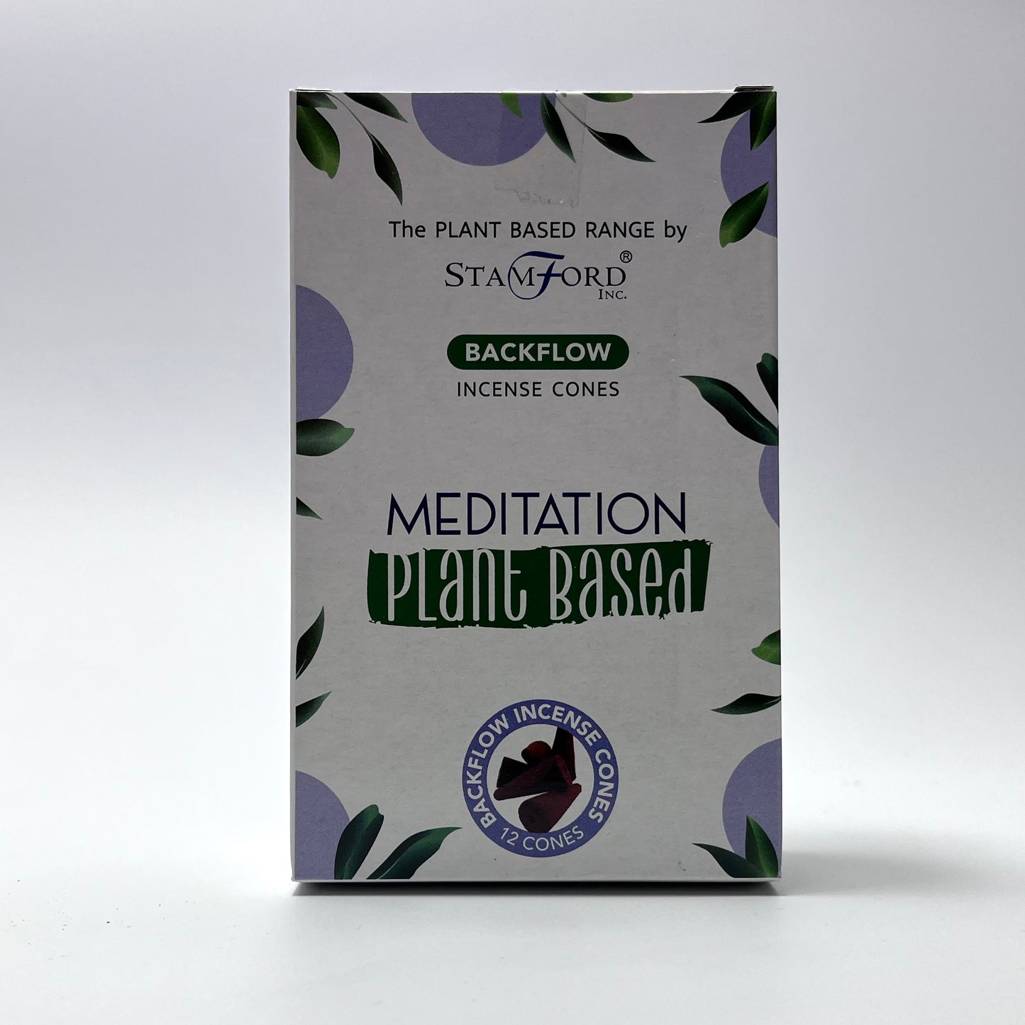 Plant Based Backflow Incense Cones - Meditation