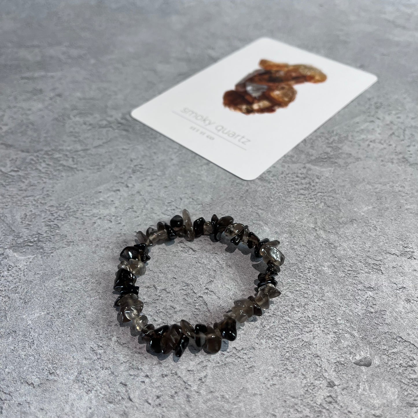 Smokey Quartz Chip Bracelet