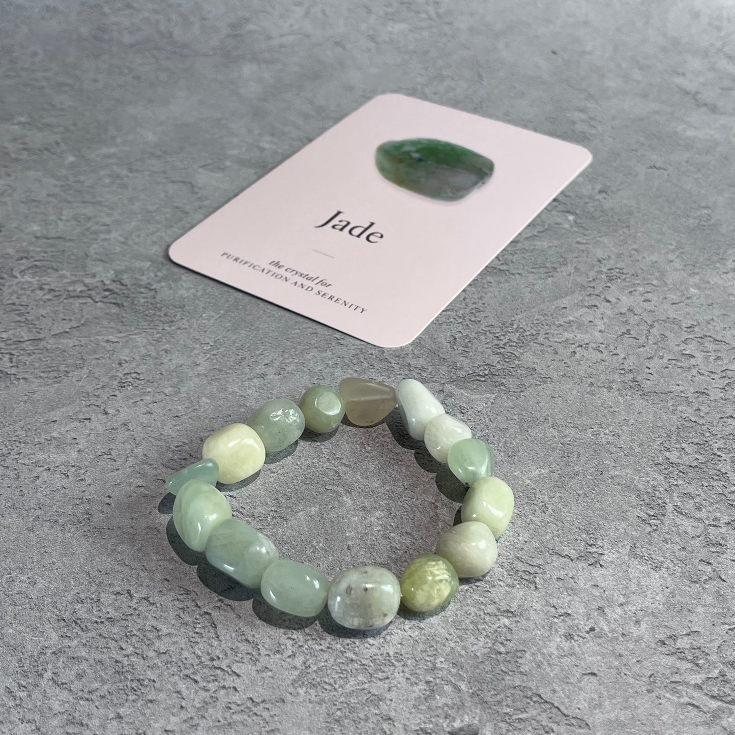 Jade Chunky Bead Bracelet