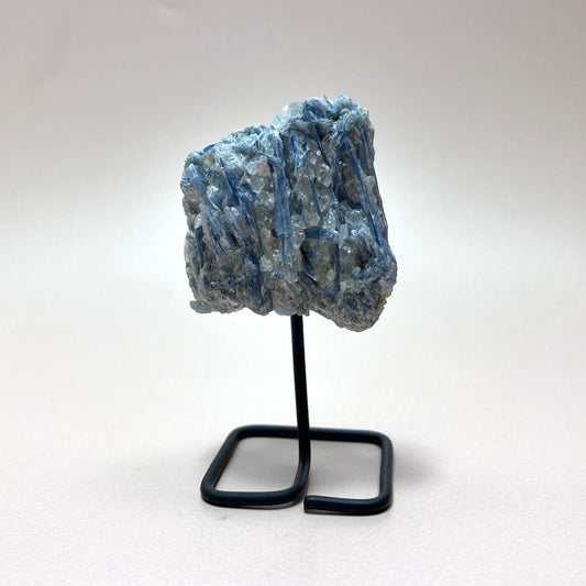 Raw Blue Kyanite Piece On Stand