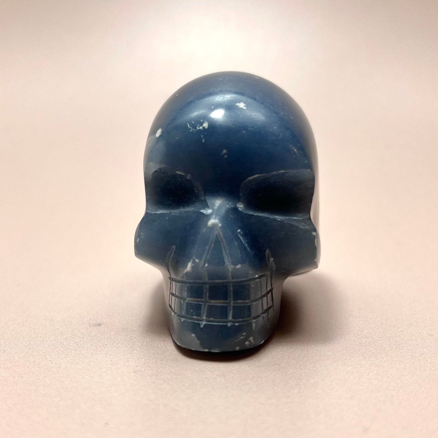 Angelite Skull