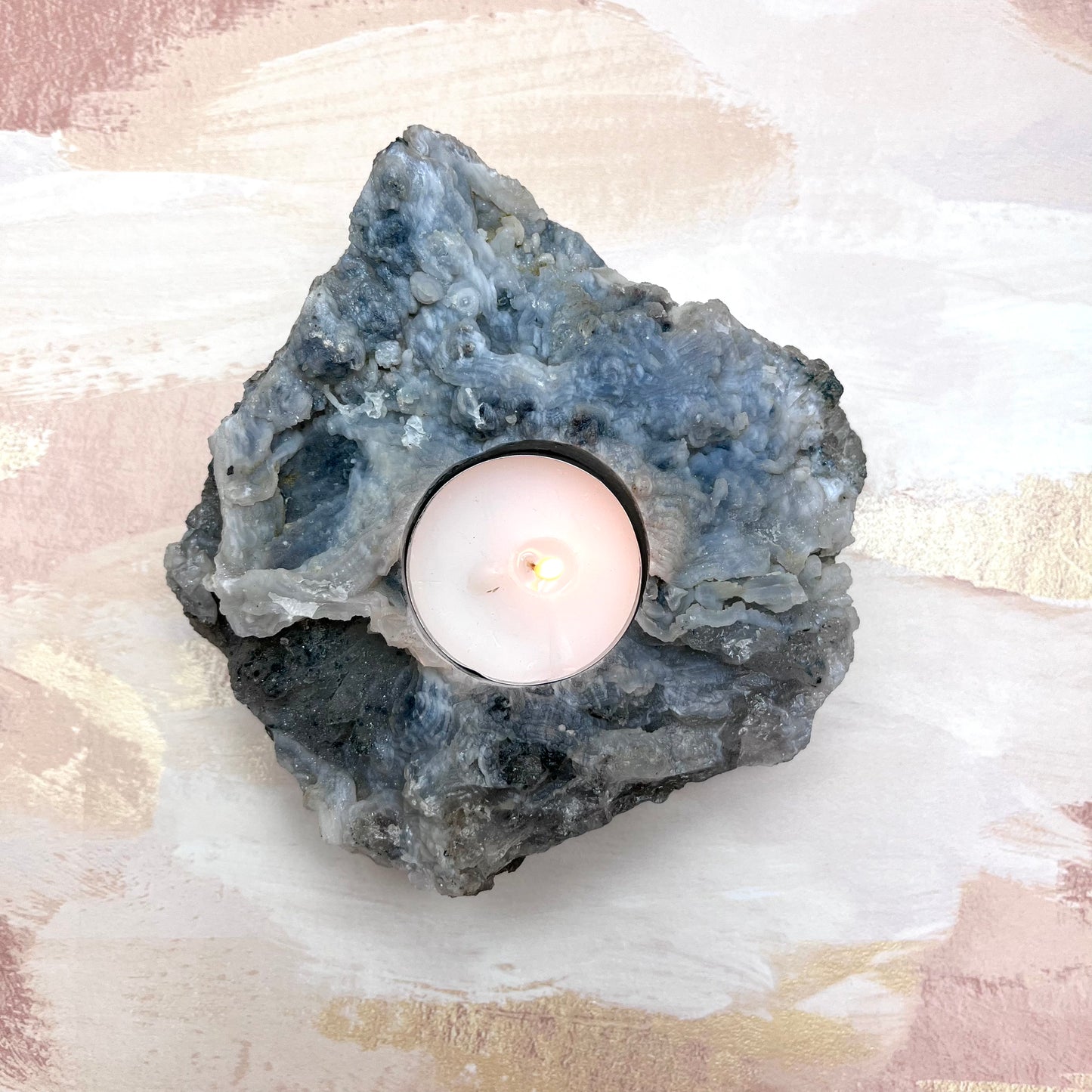 Amethyst Tea Light Holder