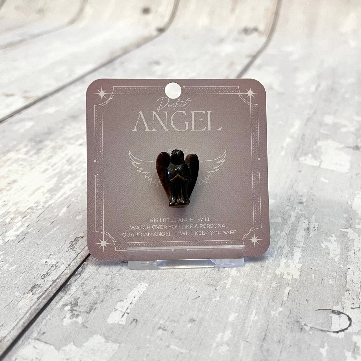 Tiger Eye Pocket Angel