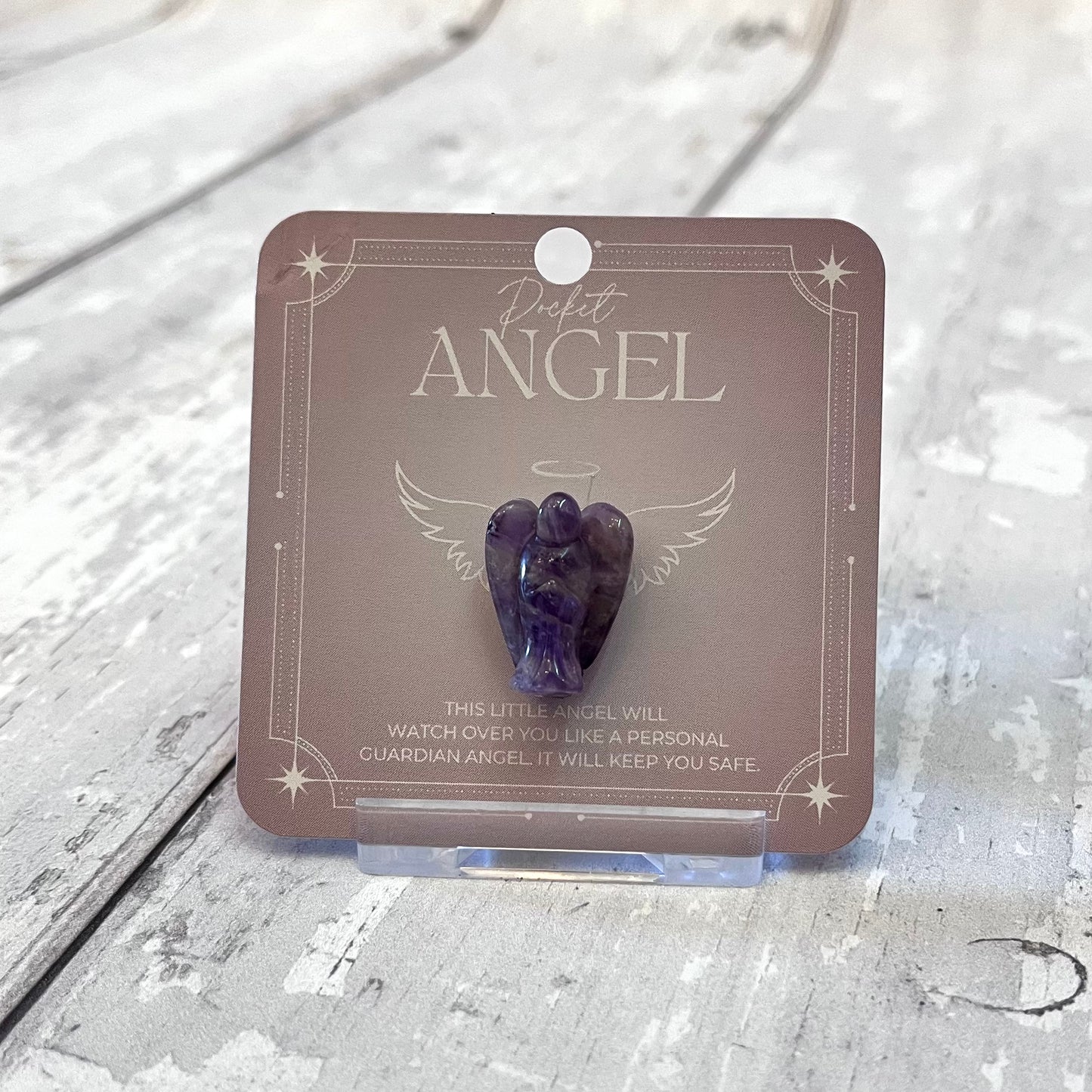 Amethyst Pocket Angel