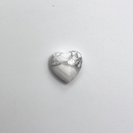 Baby Howlite Love Heart