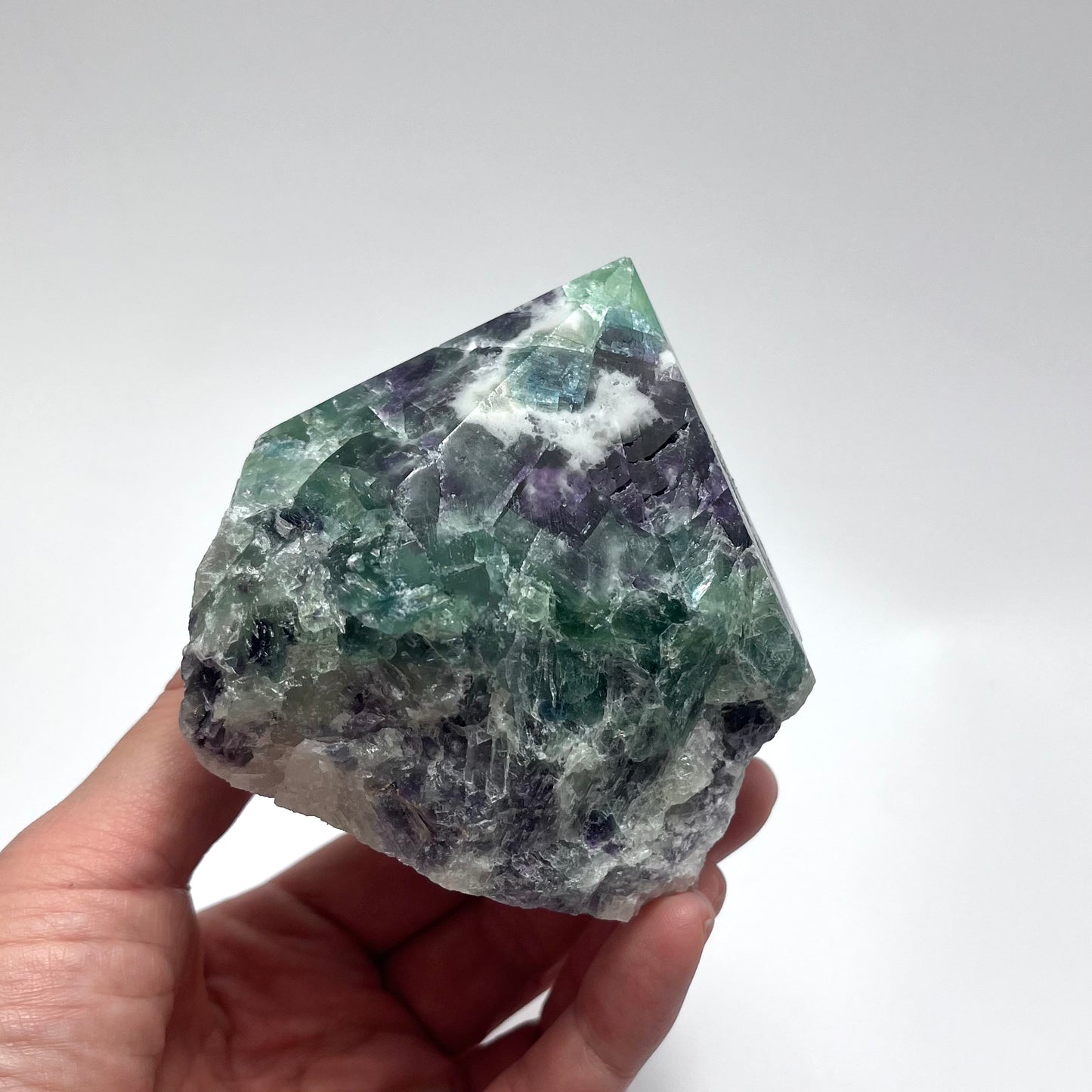 Fluorite Rough Polished Point