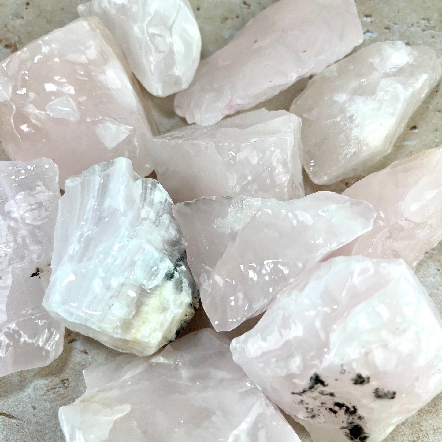Raw Pink Himalayan Calcite Pieces
