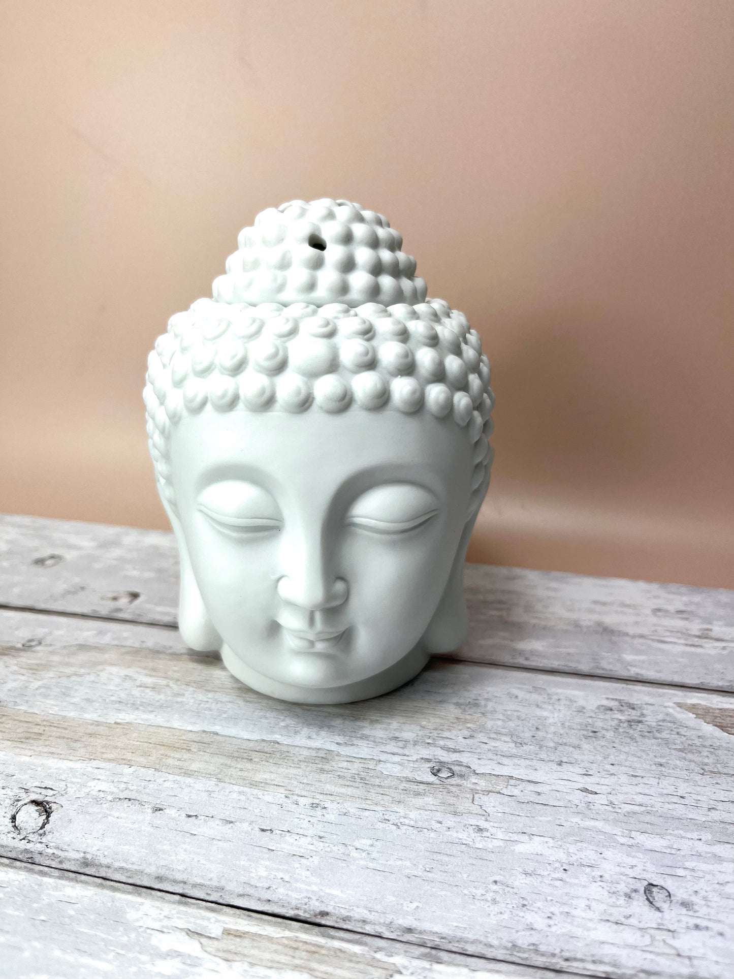 Large Grey Buddha Head Wax Melter