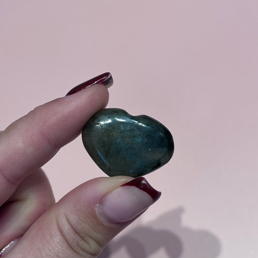 Labradorite Mini Heart