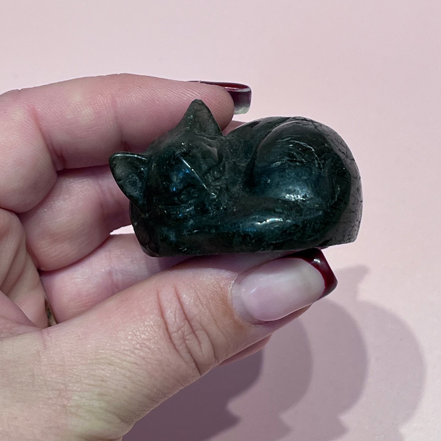 Labradorite Sleeping Cat