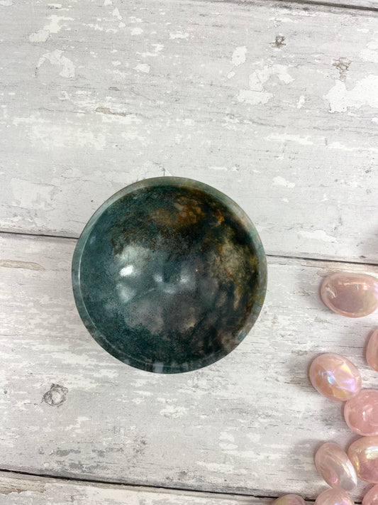 Moss Agate Bowl