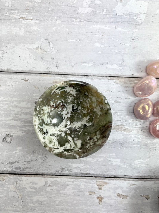 Moss Agate Bowl