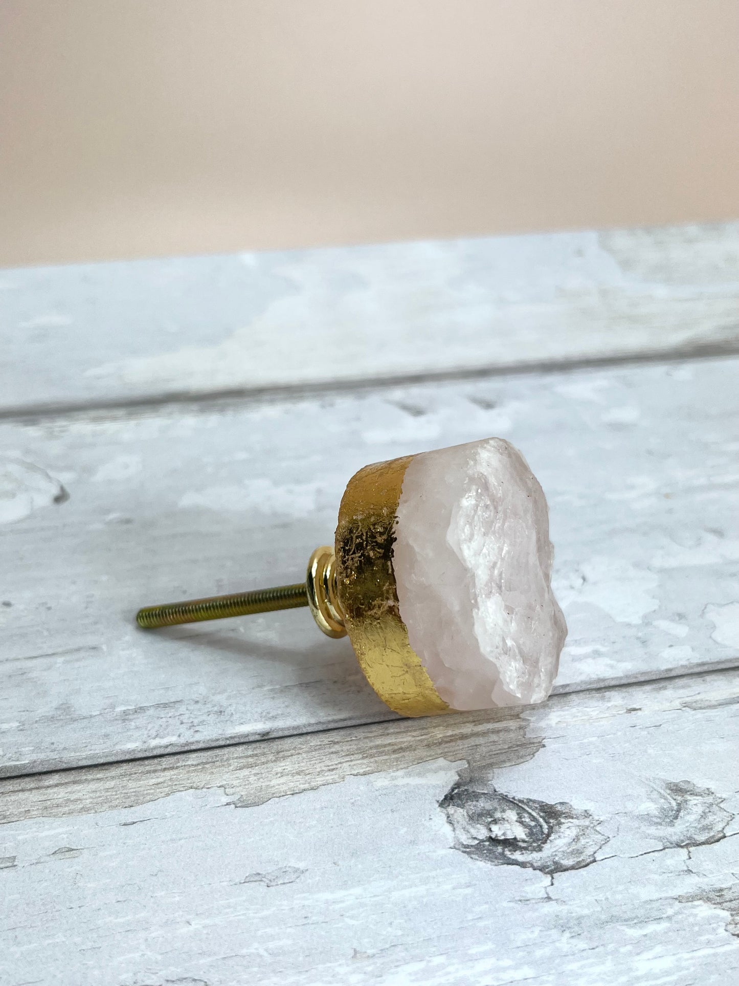 Rose Quartz Door Knob