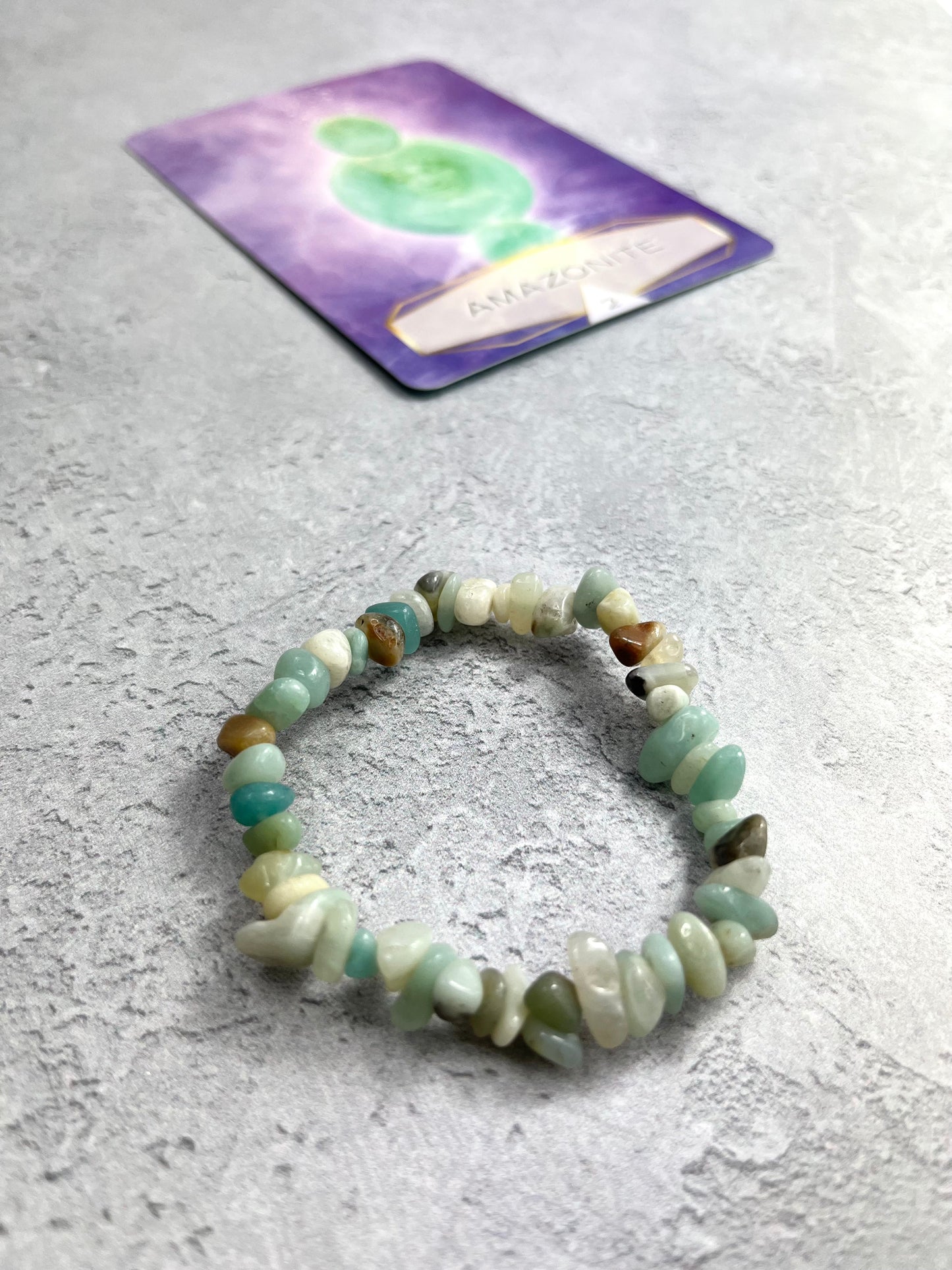 Amazonite Chip Bracelet