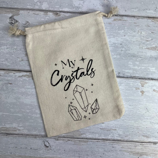 My Crystals Cotton Linen Bag