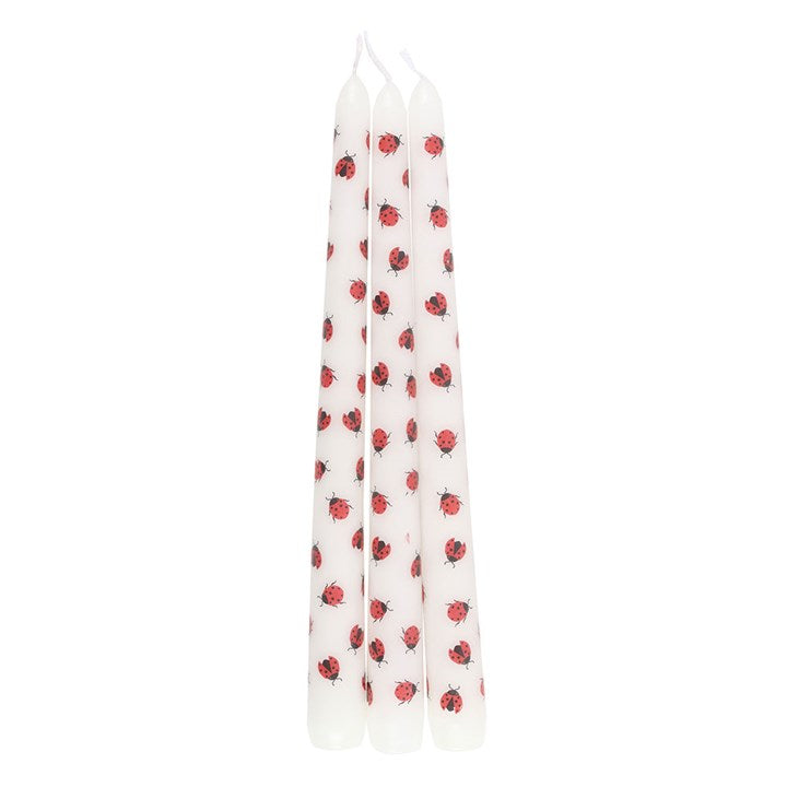 Lady bug Taper Candles