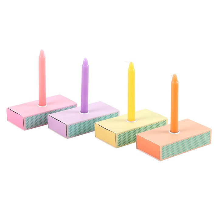 Affirmation Candles - Relax (Purple box Set of 3 candles)