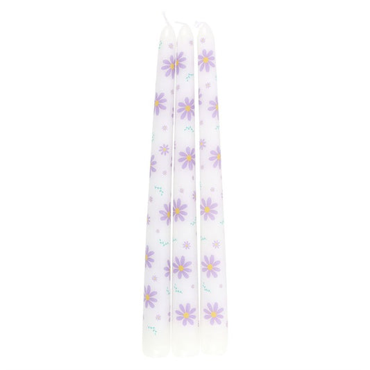 Daisy Taper Candles