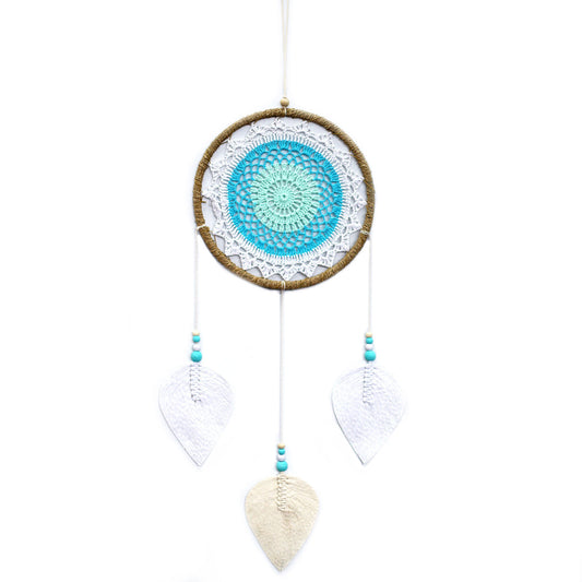 Large Turquoise Dream Catcher - Bali Turquoise