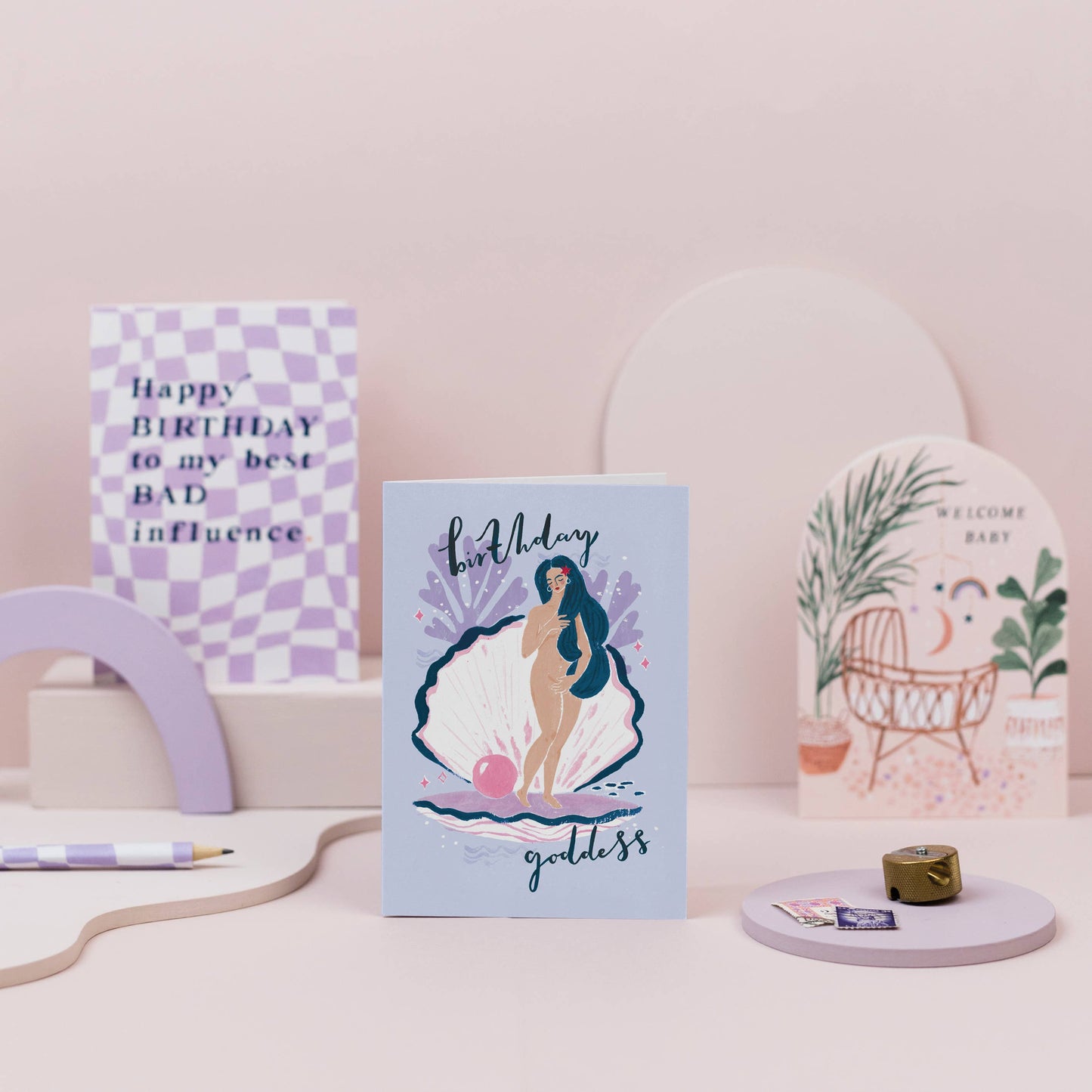 Birthday Goddess Card | Female Birthday Card | Birthday Card