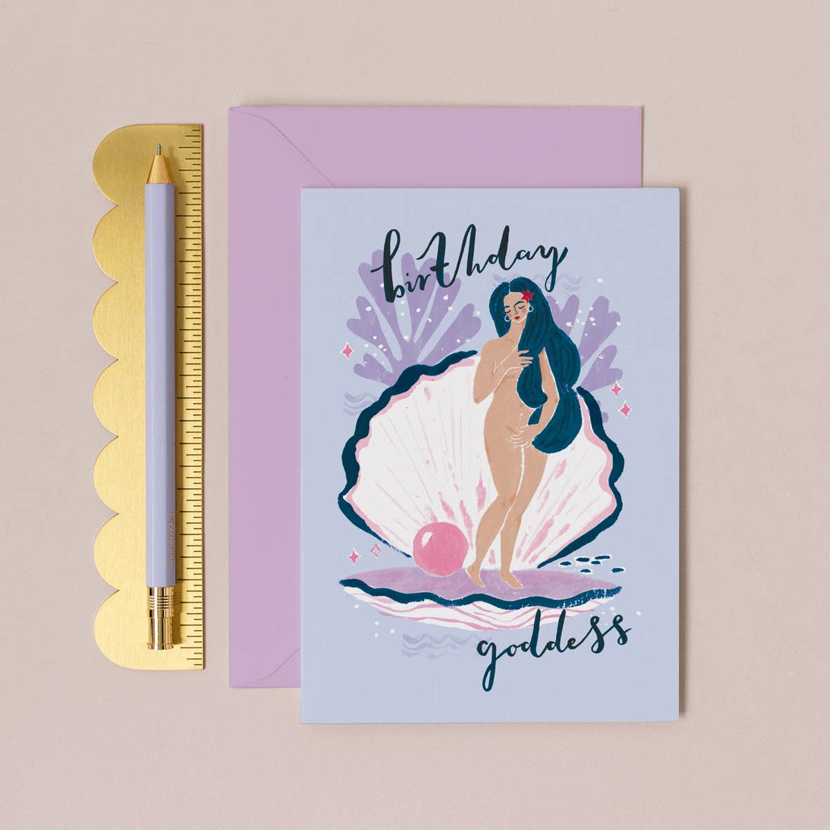 Birthday Goddess Card | Female Birthday Card | Birthday Card