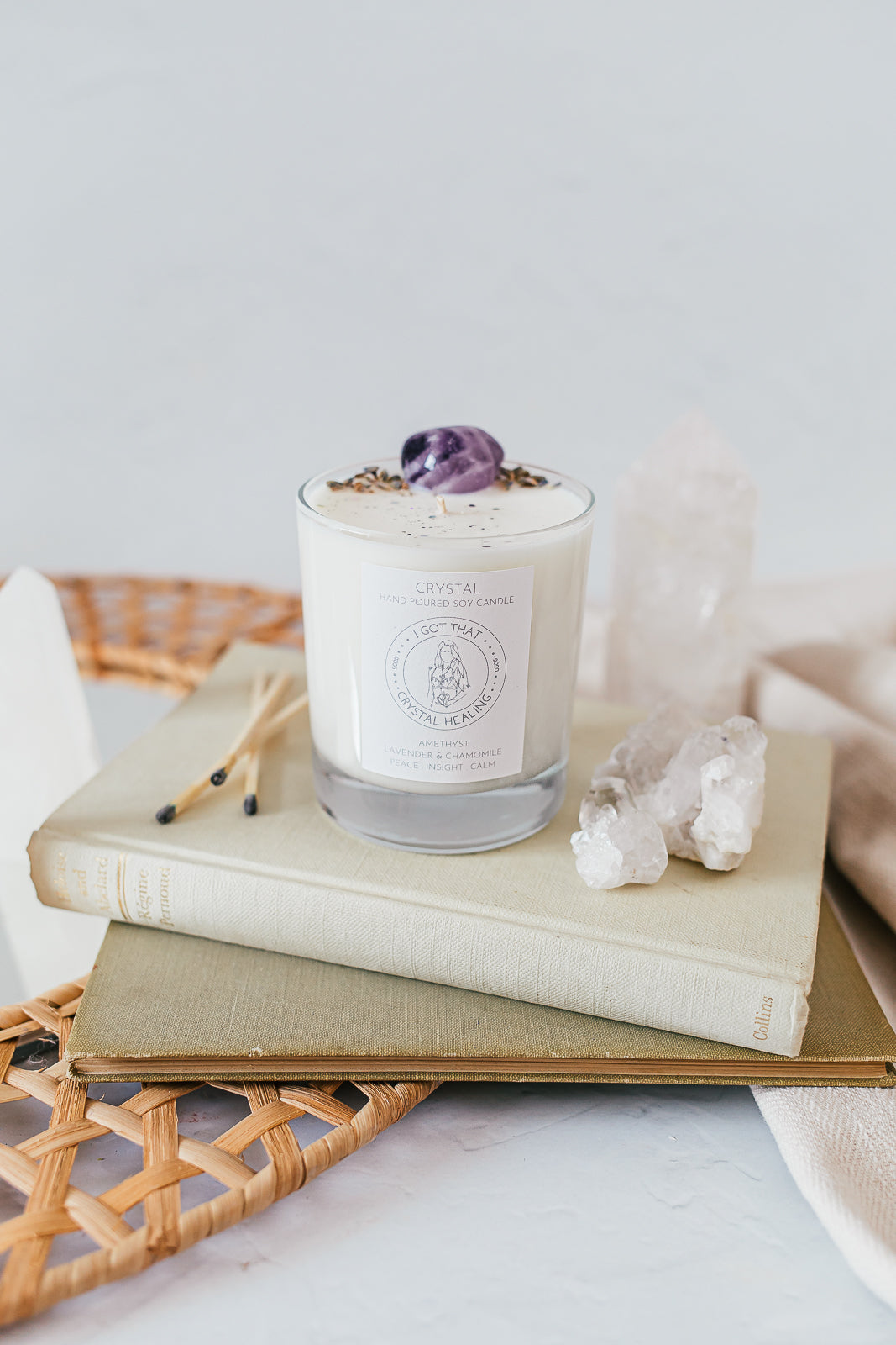 Classic Amethyst - Lavender & Camomile Candle