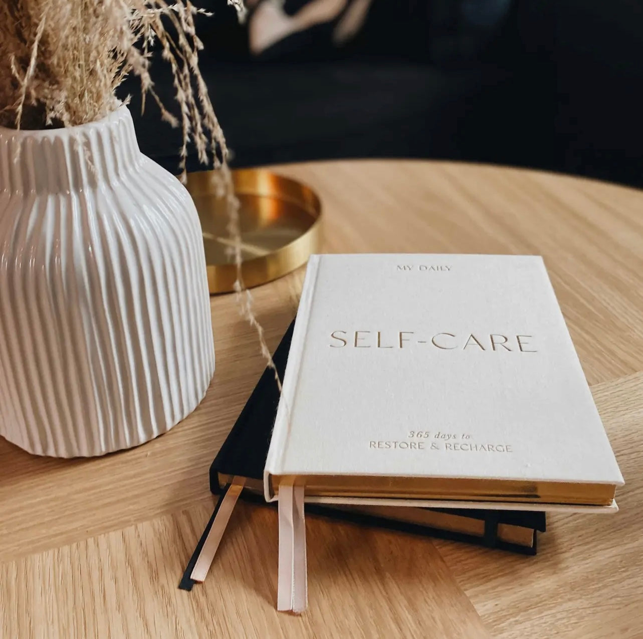 Blush & Gold Self Care Journal (Pebble)