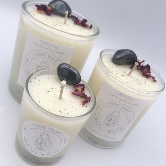 Medium Classic Hematite - Bergamot & Patchouli Candle (Ex Display)