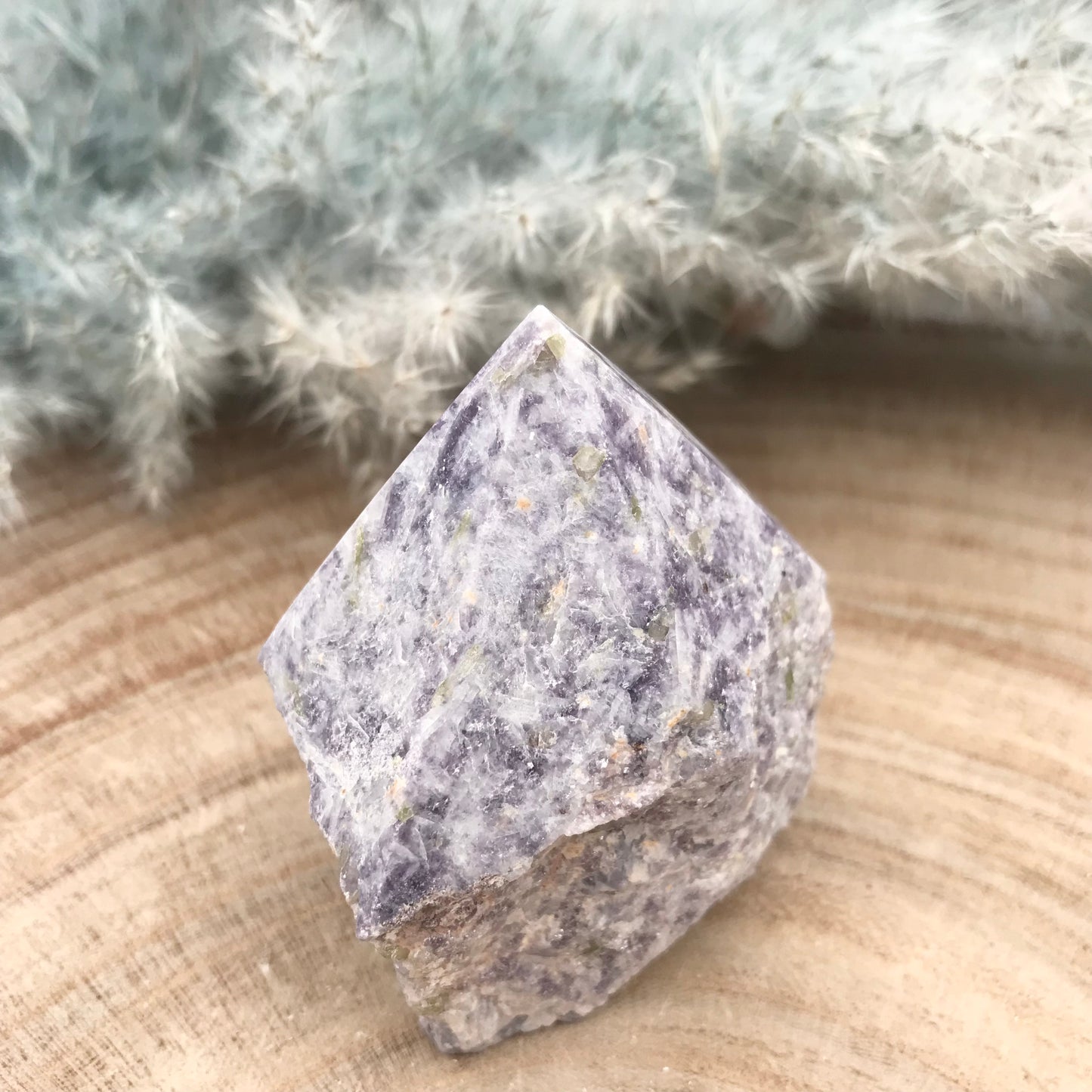 Lepidolite Rough And Polished Point